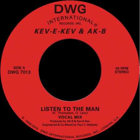 EP Kev-E-Kev & AK-B - Listen To The Man (1988) オリジナル ②-