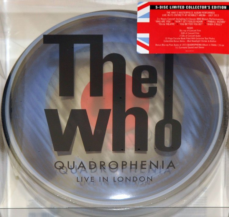 THE WHO Quadrophenia Live In London 2CD / DVD / BluRay